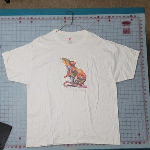 XL Graphic Tee - "Rat" by rk3handcrafted